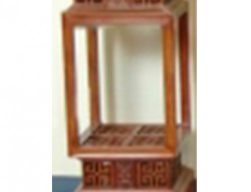 Huanghuali Wood Prosperity Motifs Flower Stand